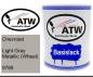 Preview: Chevrolet, Light Gray Metallic (Wheel), 9789: 1L Lackdose, von ATW Autoteile West.
